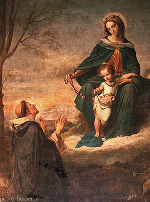 la Vierge à l’Enfant et saint Dominique - Jean Bronzet