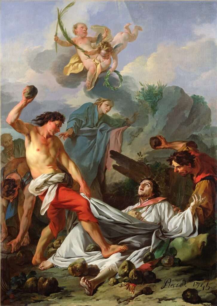 Le martyr de saint Étienne - Jean-Baptiste Marie Pierr