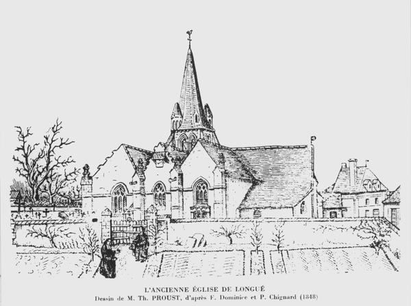 L'ancienne église de Longué